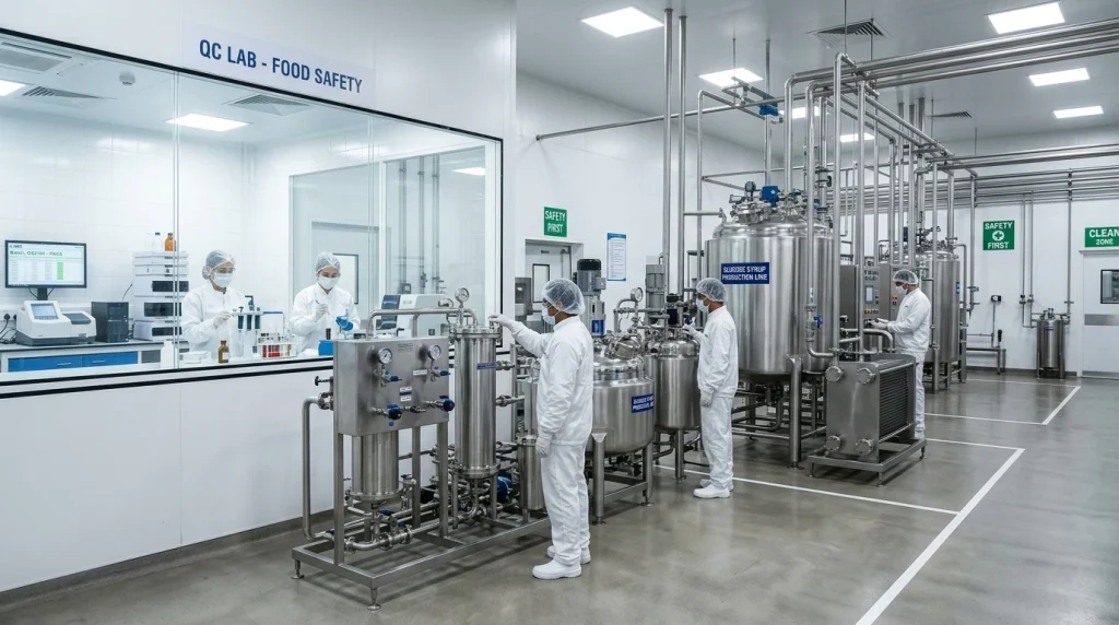 Potravinárska výroba a laboratórna kontrola kvality E507