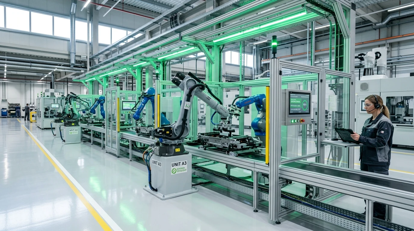 Moderná priemyselná výroba: Ekologické trendy, automatizácia a udržateľnosť 1 Automatizovaná priemyselná výroba a moderné technológie